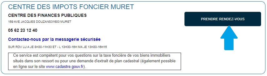 Prise de rendez-vous