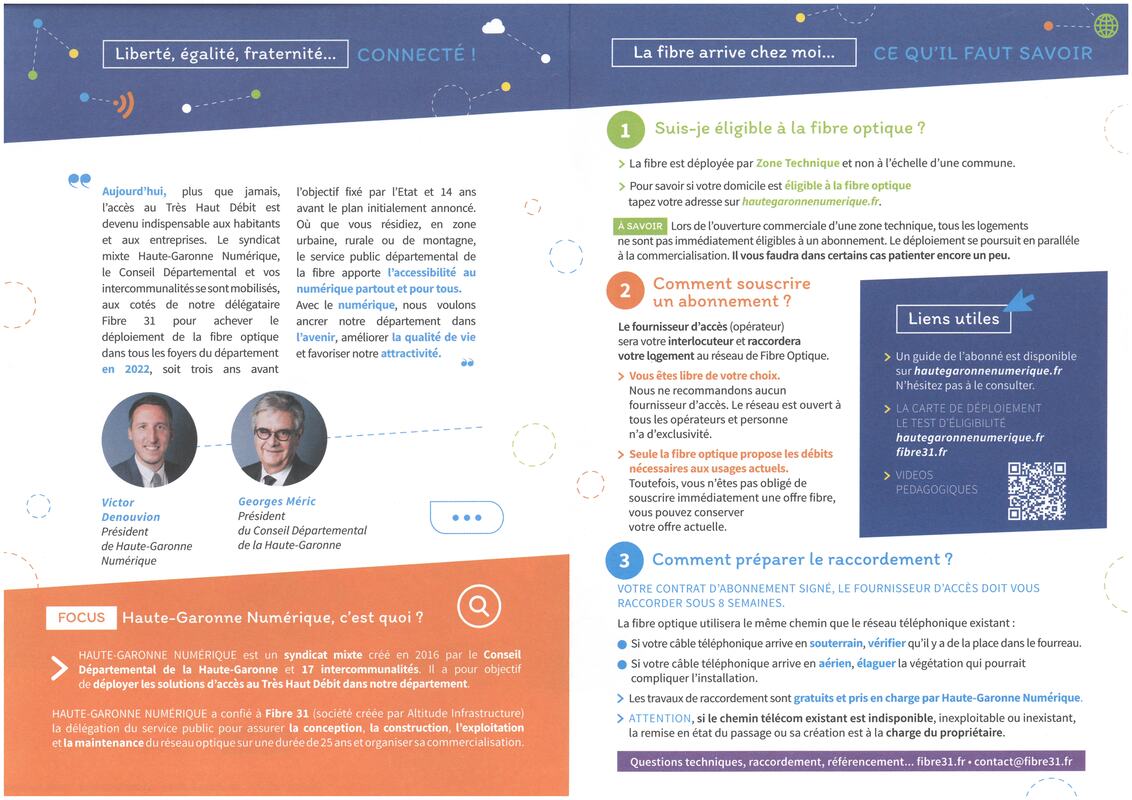 flyer sur la fibre optique