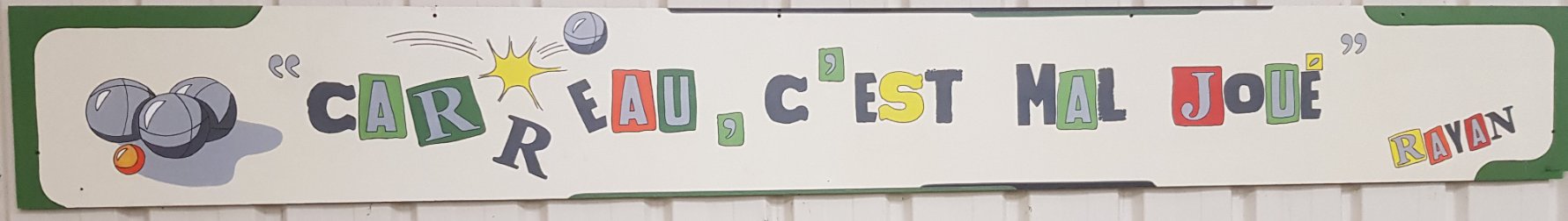 Fresque d'hommage à RYAN