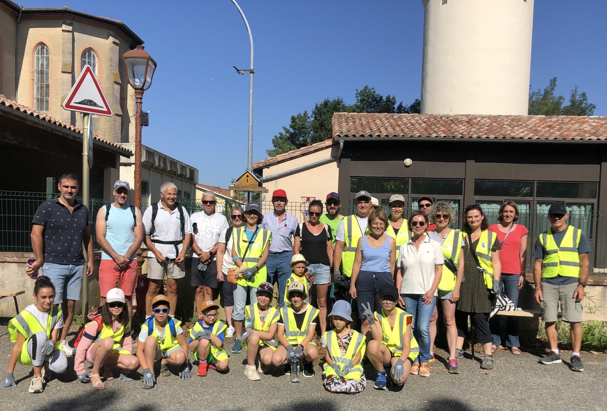 photo de groupe avant le départ en randonnée