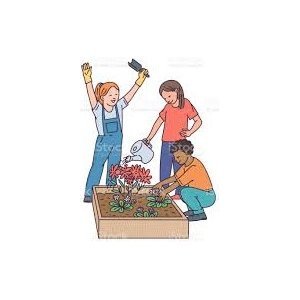 Saint-Thomas : Décoration du jardin